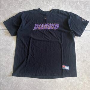2000s Vintage Arizona Diamondbacks Nike Black T Shirt Size XXL